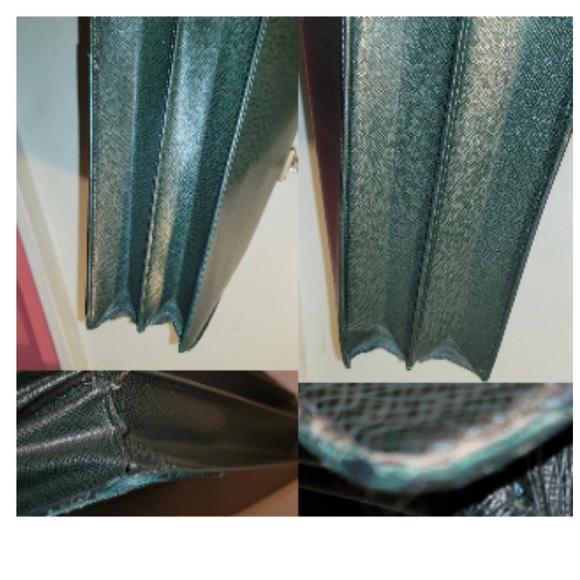 Louis Vuitton Robusto Serviette Consellier Laptop Briefcase Taiga Moskova GREEN - Picture 7 of 10